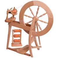 Traditional Spinning Wheel Double Drive - Lacquered