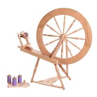 Elizabeth Spinning Wheel 30 Inch Lacquered 