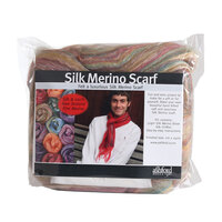 Silk Merino Scarf Kit - Cinnamon
