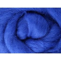 Corriedale Sliver - Blue - 100 grams