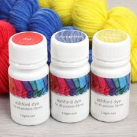 Ashford Dye 3 x 10gm Pack - Primary colours Red, Sapphire and Bright Yellow